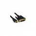 Кабель мультимедийный HDMI to DVI 18+1pin M, 3.0m Cablexpert (CC-HDMI-DVI-10)