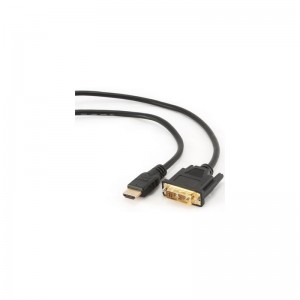 Кабель мультимедийный HDMI to DVI 18+1pin M, 1.8m Cablexpert (CC-HDMI-DVI-6)