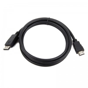 Кабель мультимедийный Display Port to HDMI 1.8m Cablexpert (CC-DP-HDMI-6)