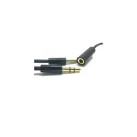 Кабель мультимедийный Jack 3.5mm мама/2xJack 3.5mm папа 1.5m PowerPlant (DV00DV4057)