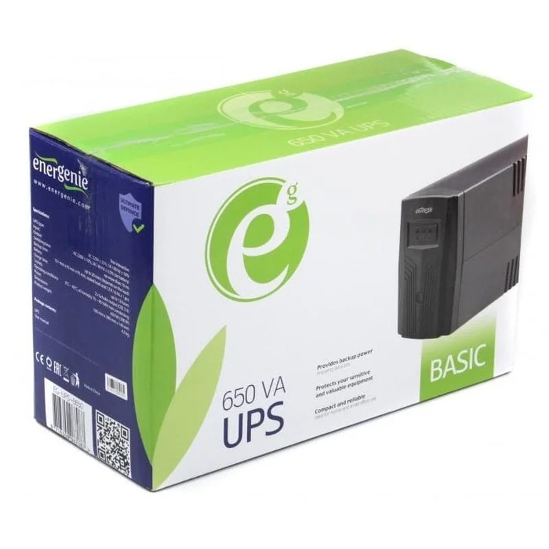 Источник бесперебойного питания EnerGenie 650VA (EG-UPS-B650) Источник бесперебойного питания EnerGenie 650VA (EG-UPS-B650)