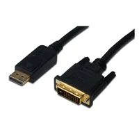 Кабель мультимедийный Display Port to DVI 24+1pin, 2.0m Assmann (AK-340306-020-S)