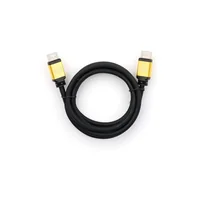 Кабель мультимедийный HDMI to HDMI 1.5 m V2.0 metal Vinga (VCPDCHDMI2VMM1.5BK)