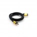 Кабель мультимедийный HDMI to HDMI 1.8 m metal V2.0 Vinga (VCPDCHDMI2VMM1.8BK)