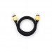 Кабель мультимедийный HDMI to HDMI 1.8 m metal V2.0 Vinga (VCPDCHDMI2VMM1.8BK)