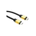 Кабель мультимедийный HDMI to HDMI 5 m metal V2.0 Vinga (VCPDCHDMI2VMM5BK)