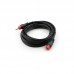 Кабель мультимедийный Jack 3.5mm M/F 3 m Vinga (VCPDCJ35MF3BK)