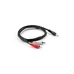 Кабель мультимедийный Jack 3.5mm M to 2xRCA 1.5 m Vinga (VCPDCJ35MRCA21.5BK)