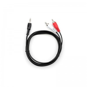 Кабель мультимедийный Jack 3.5mm M to 2xRCA 1.5 m Vinga (VCPDCJ35MRCA21.5BK)