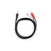 Кабель мультимедийный Jack 3.5mm M to 2xRCA 1.5 m Vinga (VCPDCJ35MRCA21.5BK)
