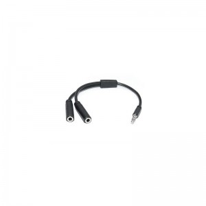 Кабель мультимедийный Jack 3.5mm male to 2xJack 3.5mm female 0.2m Pro REAL-EL (EL123500039)