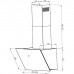 Вытяжка кухонная Faber VRT BK A60 2LS (330.0567.491)