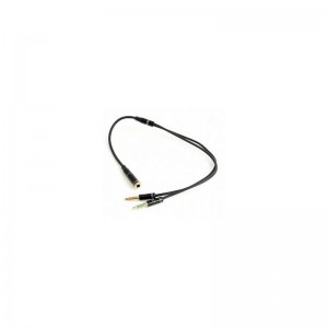Кабель мультимедийный Jack 3.5mm F to 2 x Jack 3.5mm M Cablexpert (CCA-418M)