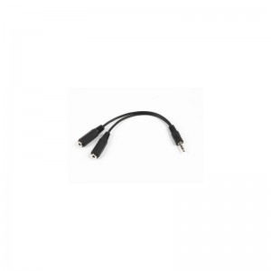 Кабель мультимедийный Jack 3.5mm M to 2 x Jack 3.5mm F 0.1m Cablexpert (CCA-415-0.1M)