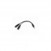 Кабель мультимедийный Jack 3.5mm M to 2 x Jack 3.5mm F 0.1m Cablexpert (CCA-415-0.1M)