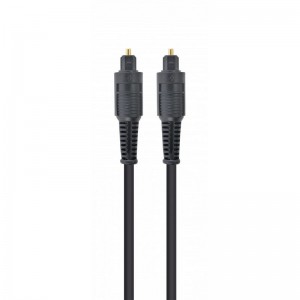 Кабель мультимедийный Optical Toslink M-M 1m black Cablexpert (CC-OPT-1M)