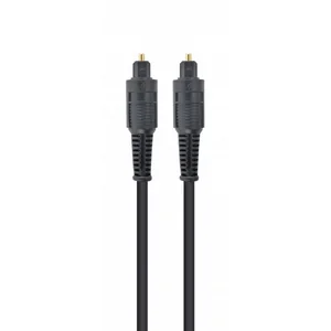 Кабель мультимедийный Optical Toslink M-M 1m black Cablexpert (CC-OPT-1M)