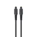 Кабель мультимедийный Optical Toslink M-M 1m black Cablexpert (CC-OPT-1M)