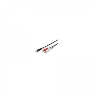Кабель мультимедийный Jack 3.5mm to 2RCA 5.0m Assmann (AK-510300-050-S)