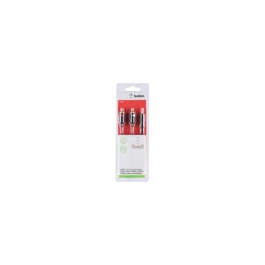Кабель мультимедийный Jack 3.5mm to 2RCA Belkin (F3Y116BT2M)