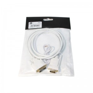 Кабель мультимедийный DVI to VGA 24+1pin, 1.0m white Atcom (9505)