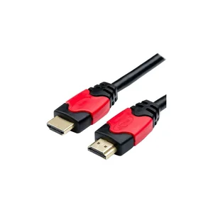 Кабель мультимедийный HDMI to HDMI 30.0m V2.0 Red/Gold Atcom (24930)