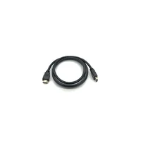 Кабель мультимедийный HDMI to HDMI 1.0m v1.4, OD-7.5mm Merlion (YT-HDMI(M)/(M)HS-1m)