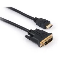 Кабель мультимедийный HDMI to DVI 24+1 3.0m Vinga (VCPHDMIDVI3)