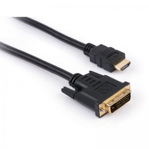 Кабель мультимедийный HDMI to DVI 24+1 5.0m Vinga (VCPHDMIDVI5)