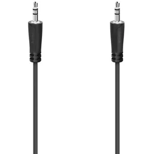 Кабель мультимедийный 3.5 mm Jack - 3.5 mm Jack Stereo 3 m Black Hama (00205115)
