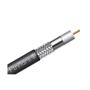 Кабель телевизионный FinMark RG-660, CU, 100м, black (F660BVcu_100_black)