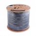Кабель телевизионный FinMark RG-660, CCS, +steel wire, 305м, black (F660BVM_305_black)