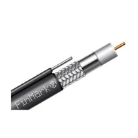 Кабель телевизионный FinMark RG-690, CCS, +steel wire, 305м, black (F690BVM_305_black)