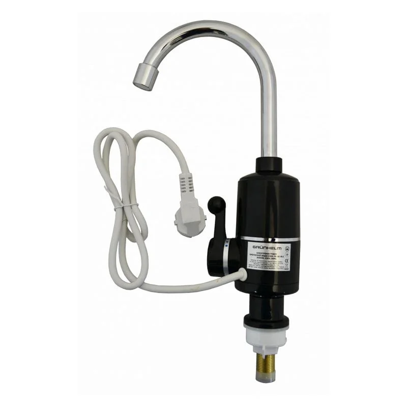 Проточный водонагреватель Grunhelm EWH-1X-3G-BLC Проточный водонагреватель Grunhelm EWH-1X-3G-BLC