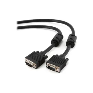 Кабель мультимедийный VGA 1.5m Premium 3+ 9C HD15M, 2 shields, 2 ferrits Cablexpert (CCB-PPVGA-1.5M)