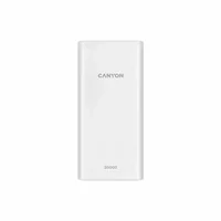 Батарея универсальная Canyon 20000mAh, Input 5V/2A, Output 5V/2.1A(Max), White (CNE-CPB2001W)