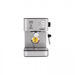 Рожковая кофеварка эспрессо Rotex RCM750-S