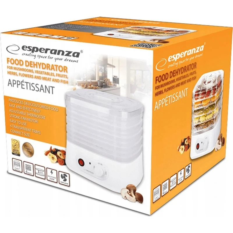 Сушка для овощей и фруктов Esperanza EKD004 Сушка для овощей и фруктов Esperanza EKD004