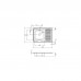 Мойка кухонная Kroner Dekor-6080L 06160 (CV022814)
