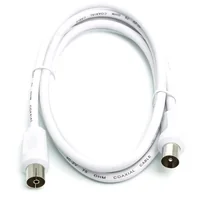 Кабель телевизионный AV 75 Ом, 1.5 м, white PowerPlant (CA911950)