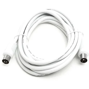 Кабель телевизионный AV 75 Ом, 3.0 м, white PowerPlant (CA911943)