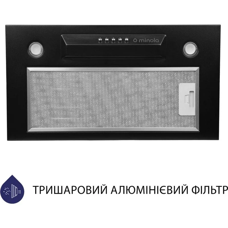 Вытяжка кухонная Minola HBI 5324 BL 800 LED Вытяжка кухонная Minola HBI 5324 BL 800 LED