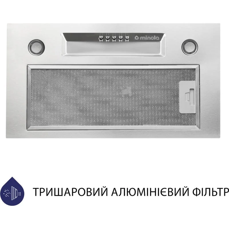 Вытяжка кухонная Minola HBI 5324 I 800 LED Вытяжка кухонная Minola HBI 5324 I 800 LED
