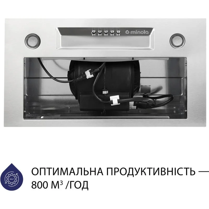 Вытяжка кухонная Minola HBI 5324 I 800 LED Вытяжка кухонная Minola HBI 5324 I 800 LED