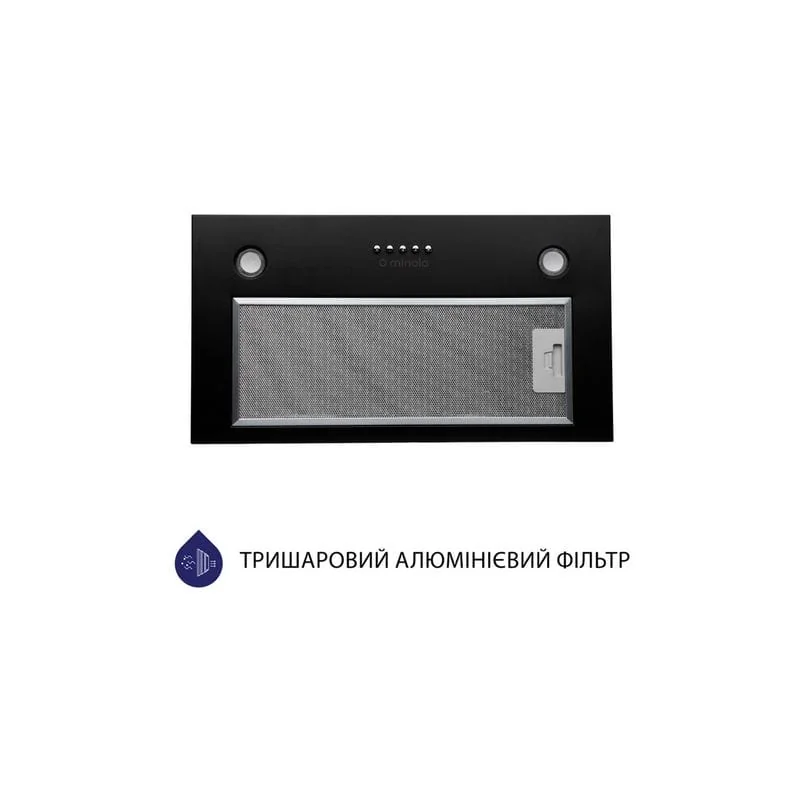 Вытяжка кухонная Minola HBI 5327 BL 800 LED Вытяжка кухонная Minola HBI 5327 BL 800 LED