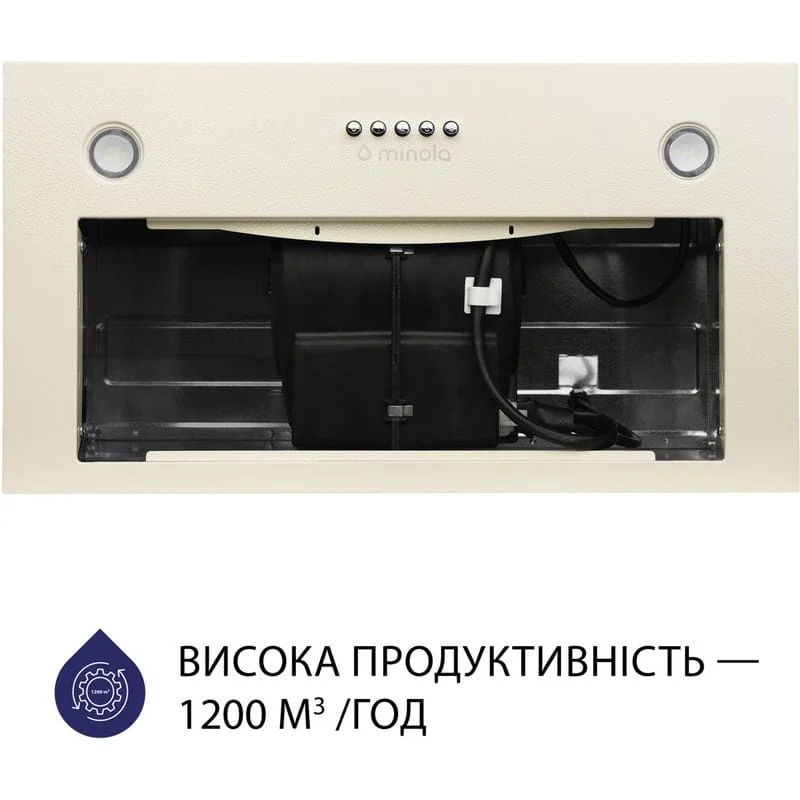Вытяжка кухонная Minola HBI 5827 IV 1200 LED Вытяжка кухонная Minola HBI 5827 IV 1200 LED