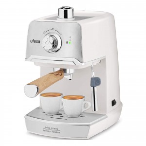 Рожковая кофеварка эспрессо Ufesa CE7238 Cream (71704959)