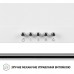 Вытяжка кухонная Perfelli K 6432 WH 850 LED RETRO