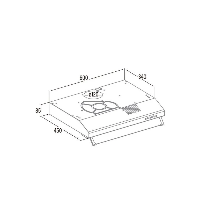 Вытяжка кухонная Cata LF 2060 WH Вытяжка кухонная Cata LF 2060 WH