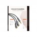 Кабель мультимедийный 3.5mm to TRSx2 M/F 0.25m Ugreen (10739)
